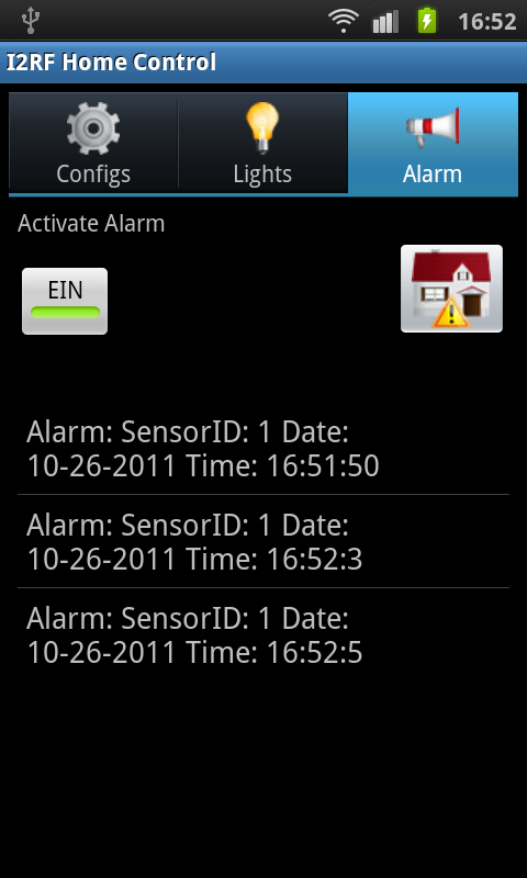 Lightig App Alarm